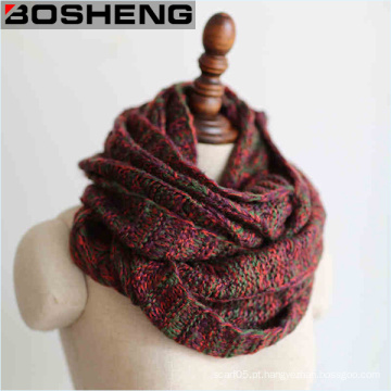 Mix Color Warm Winter moda mulheres Neck Wrap Infinity Scarves